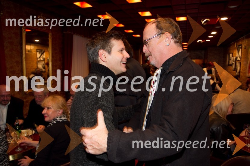 Aljoša Ternovšek, igralec; Tomaž Domicelj, glasbenikJaz, Batman, premiera PG Kranj