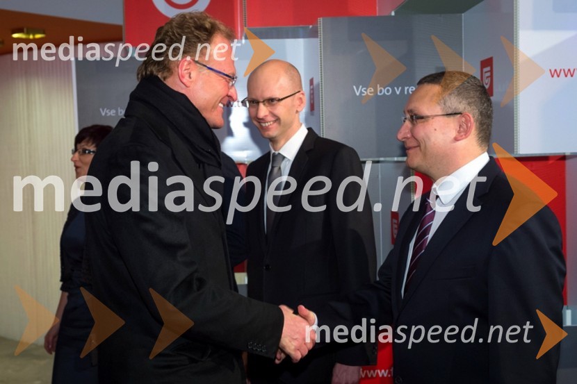 Janez Škrabec, direktor Riko d.o.o.; Andrej Knap, pomočnik predsednika uprave Zavarovalnice TriglavSlavnostni novoletni koncert Zavarovalnice Triglav