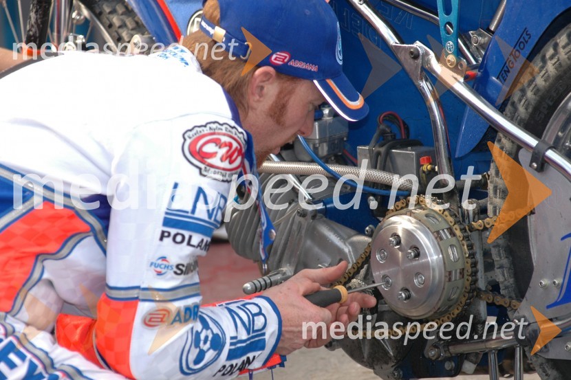 Jason Crump, AvstralijaSPEEDWAY, Speedway Grand Prix - VN Poljske 2005 trening