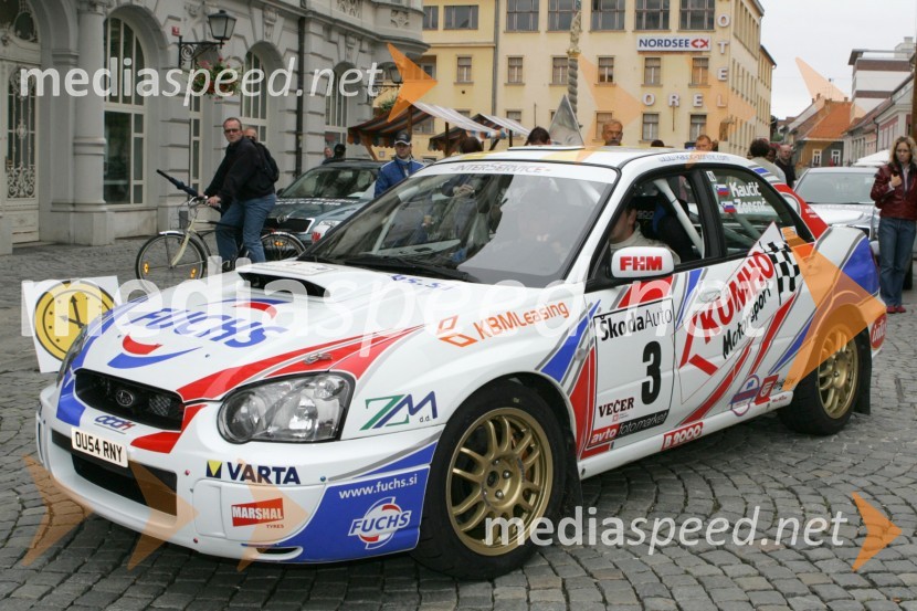 Tomaž Kaučič in Marko Zorenč (Slovenija)RALLY, 3.Škoda rally Maribor