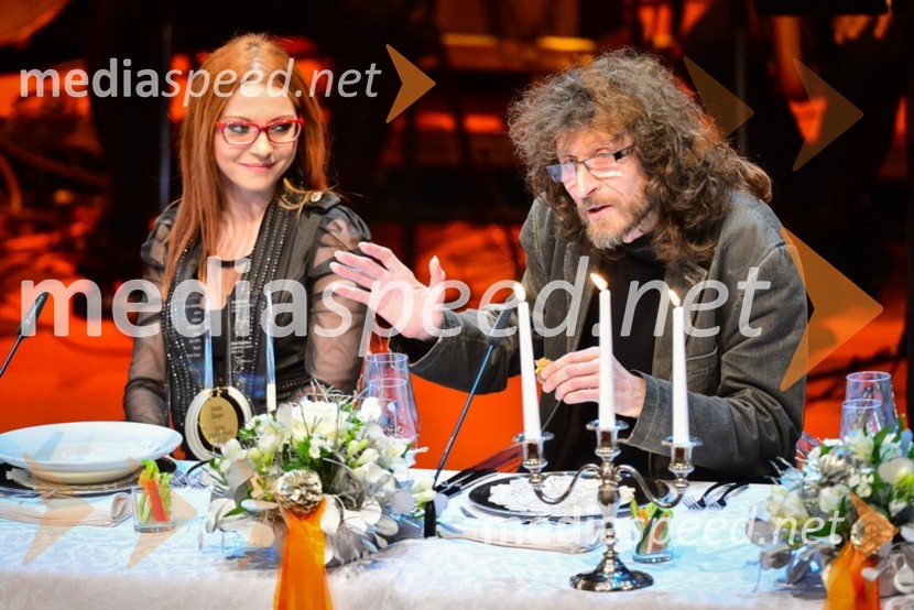 Tanja Žagar, pevka; Adi Smolar, glasbenikVikendovi Gongi popularnosti, podelitev 2013