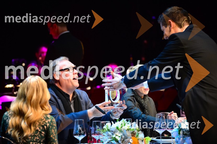 Boris Kobal, režiser in igralec; Gašper Konec, glasbenikVikendovi Gongi popularnosti, podelitev 2013