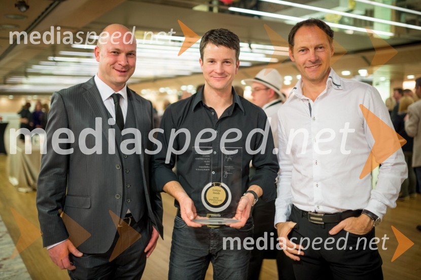 Igor Gajič; Boštjan Romih, televizijski voditelj; Jože Potrebuješ, član skupine ČukiVikendovi Gongi popularnosti, podelitev 2013