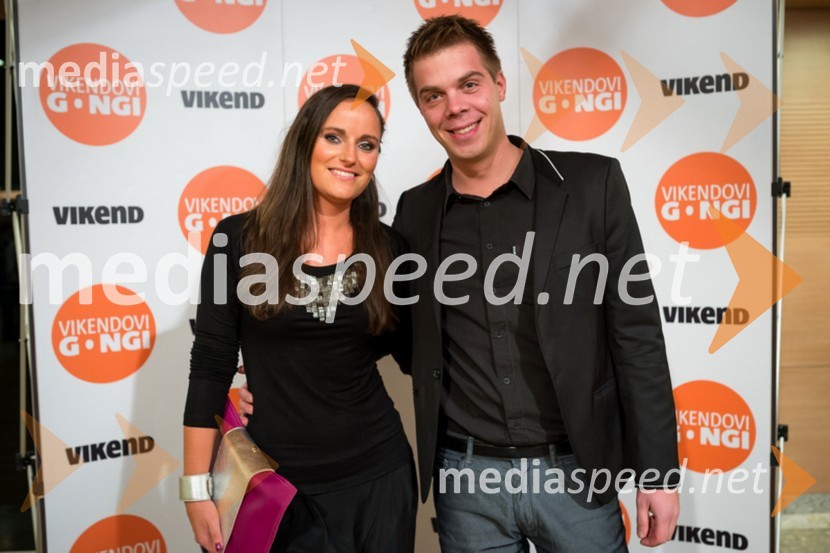 Lina Zidarič; Rok Kužel, TV voditeljVikendovi Gongi popularnosti, podelitev 2013