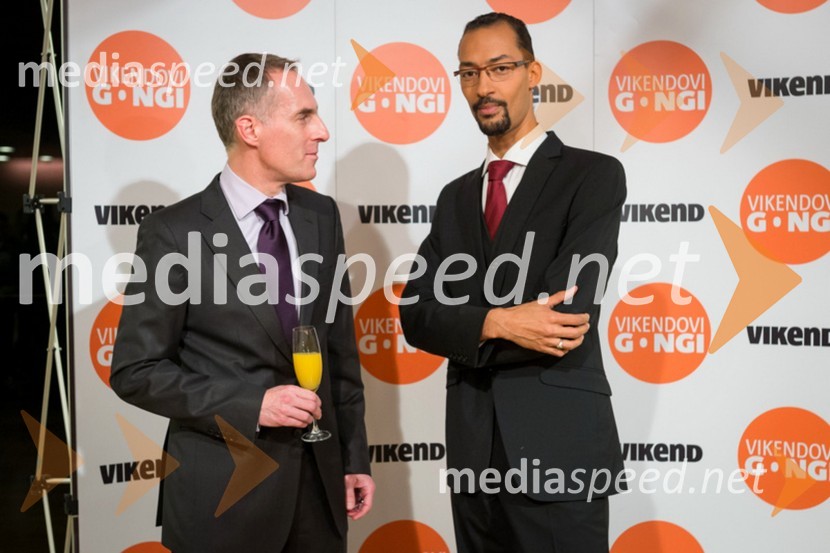 Igor E. Bergant, televizijski voditelj; Seku Mady Conde, novinarVikendovi Gongi popularnosti, podelitev 2013