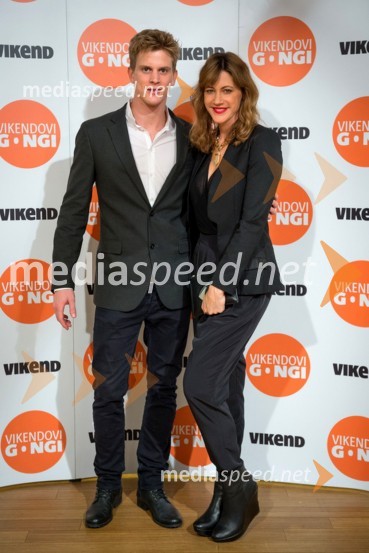 Lukas Zuschlag, baletnik; Hannah Mancini, pevkaVikendovi Gongi popularnosti, podelitev 2013