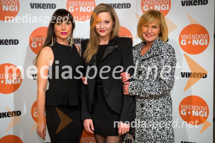 Tina Gorenjak, igralka; ...; Zvezdana Mlakar, igralkaVikendovi Gongi popularnosti, podelitev 2013