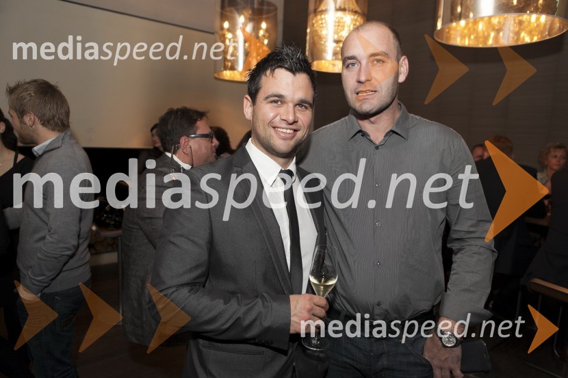 Janez Zupanc, član Rotaract Cluba Maribor; Primož HedlDobrodelni kulinarični večer Rotaract Maribor