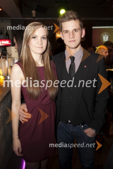 Sara Žolger; Luka Muršec, član Rotaract Cluba MariborDobrodelni kulinarični večer Rotaract Maribor