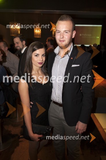 Nuša Dreisinger; Rene Bizjak, član Rotaract Cluba MariborDobrodelni kulinarični večer Rotaract Maribor