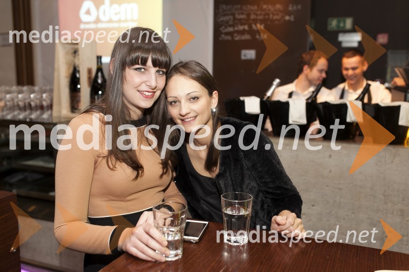 Suzana Djokić, pianistka; Manja Kos, flavtistkaDobrodelni kulinarični večer Rotaract Maribor