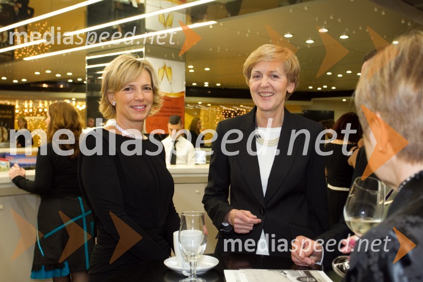 Aleša Kandus, Medex; Cvetka Selšek, predsednica upravnega odbora SKBManagerski koncert 2013