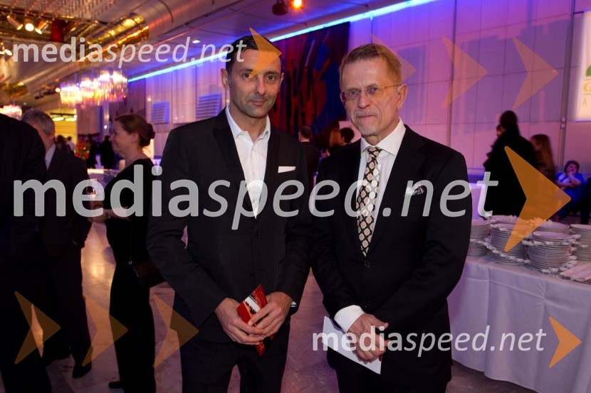 Boštjan Vuga, arhitekt Sadar Vuga arhitekti; Pekka Metso, veleposlanik Finske v SlovenijiManagerski koncert 2013