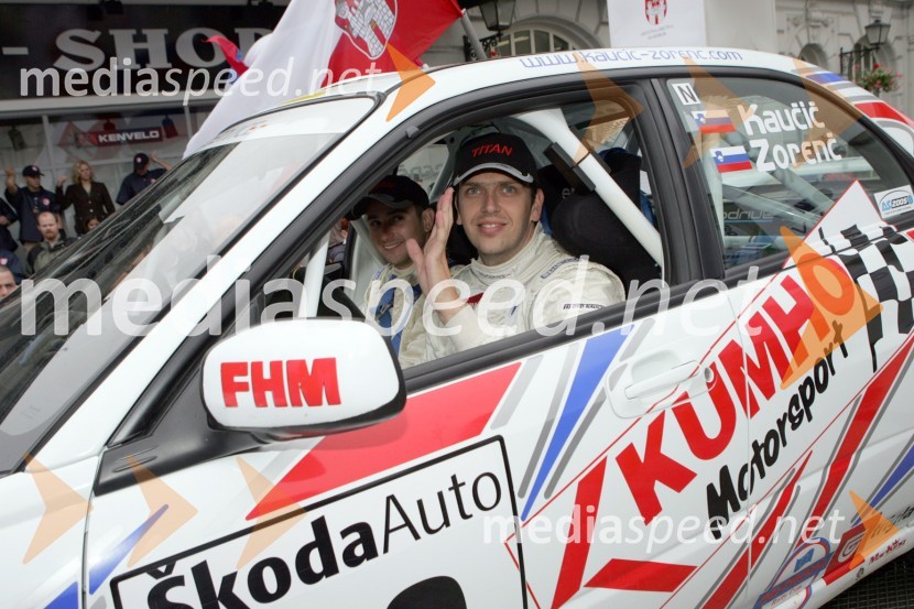 Tomaž Kaučič in Marko Zorenč (Slovenija)RALLY, 3.Škoda rally Maribor