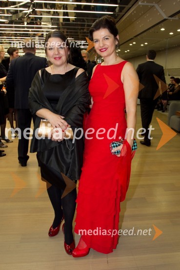 Tjaša Kolenc Filipčič, vodja trženjskega komuniciranja v Skupini Triglav; Sonja Šmuc, direktorica 
Združenja ManagerManagerski koncert 2013