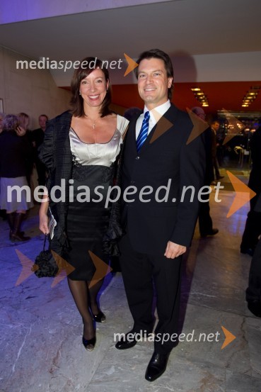 Ladeja Košir Godina; mag. Jurij Giacomelli, generalni sekretar na NLB, d.d.Managerski koncert 2013