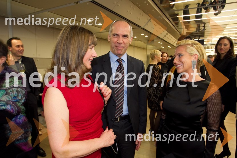 Mojca Stanovnik; Tone Stanovnik, Špica International; Maria Anselmi, BisnodeManagerski koncert 2013