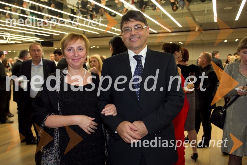 Ksenija Špiler Božič, BB Svetovanje; Andrej Božič, Steklarna HrastnikManagerski koncert 2013