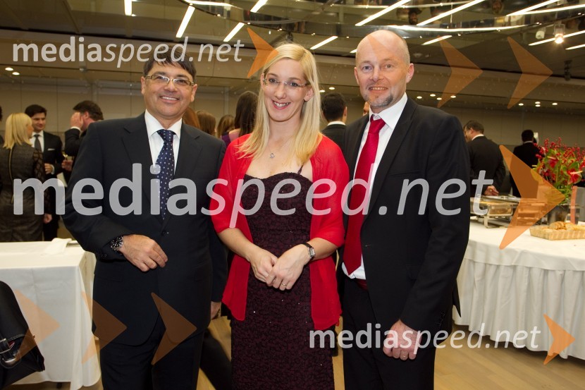 Andrej Božič, Steklarna Hrastnik;&nbsp;Rok Cuderman, vodja marketinga Petrol d.d.&nbsp;s soprogoManagerski koncert 2013