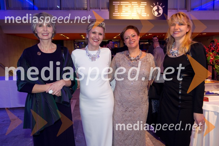 Dr. Metka Arah, odvetnica; Aleksandra Brank, Bisnode; Ulla Klötscher;&nbsp; Helena Rojc JarcManagerski koncert 2013