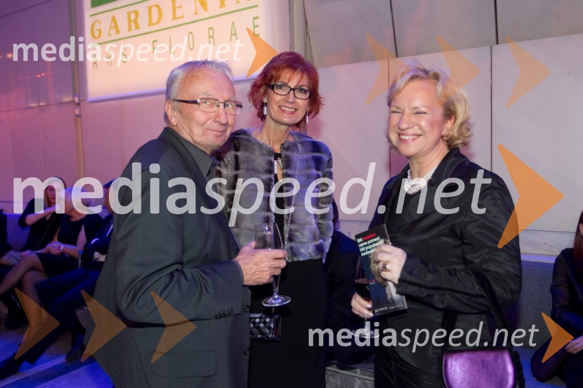Peter Kamien; Darinka Pavlič Kamien, Telekom Slovenije; Sabrina Pečelin, vodja odnosov z javnostmi pri Porsche Slovenija d.o.o.Managerski koncert 2013
