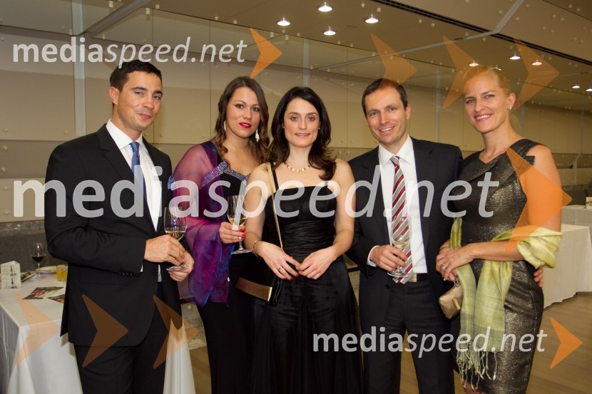 Jan Sibinčič, odvetnik; Ajda Lah, Anecto d.o.o.; Tanja Sibinčič; Domen Prašnikar; Maša PrašnikarManagerski koncert 2013