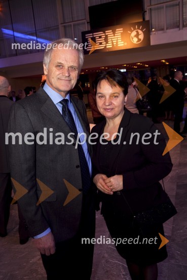 Janez Žontar; Vida Petrovčič, novinarkaManagerski koncert 2013