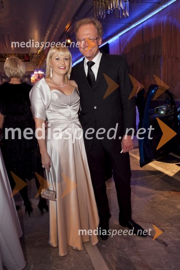 Mag. Andreja Jernejčič, direktorica podjetja Lin&Nil; Janez Škrabec, direktor Riko d.o.o.Managerski koncert 2013