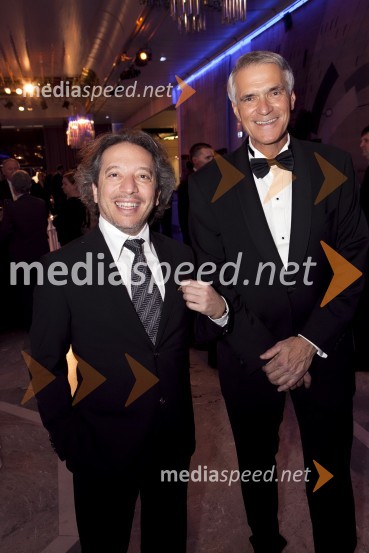 George Pehlivanian, dirigent; Slobodan Sibinčič, Švedski generalni častni konzulManagerski koncert 2013