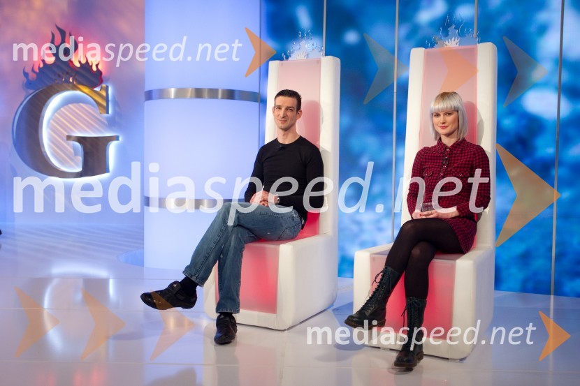 Tomaž Škvarč Lisjak; Kaja PogačarTomaž Škvarč Lisjak je zmagovalec šova Gostilna išče šefa!