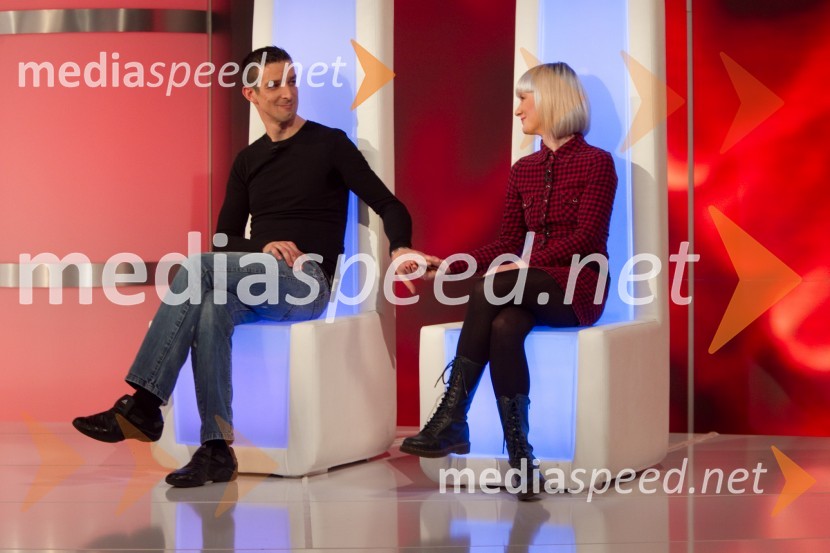 Tomaž Škvarč Lisjak; Kaja PogačarTomaž Škvarč Lisjak je zmagovalec šova Gostilna išče šefa!