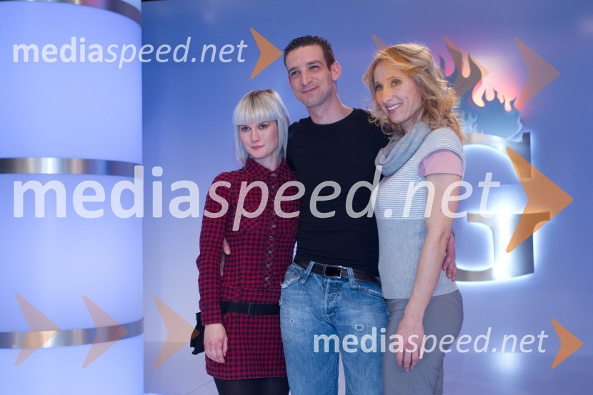 Kaja Pogačar; Tomaž Škvarč Lisjak; Lidija ZebecTomaž Škvarč Lisjak je zmagovalec šova Gostilna išče šefa!