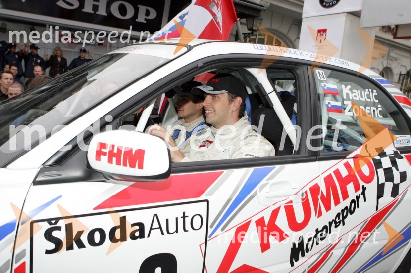 Tomaž Kaučič in Marko Zorenč (Slovenija)RALLY, 3.Škoda rally Maribor
