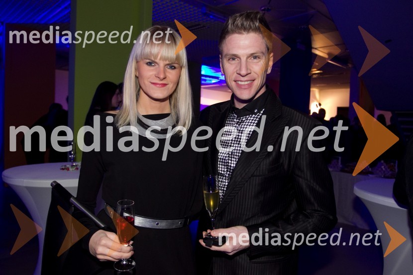 Nina Uršič, Pip oglasi; Erik Ferfolja, Mister Model ManagementVIP Angelska zabava leta 2013