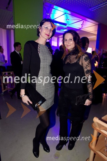 Tamara Busar, vodja projektov v marketingu Lisca; Senta KraglVIP Angelska zabava leta 2013