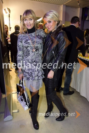Dada Jerovšek, Kaval Group; Nina Vipotnik Mavrič, vodja marketinga v EmporiumuVIP Angelska zabava leta 2013