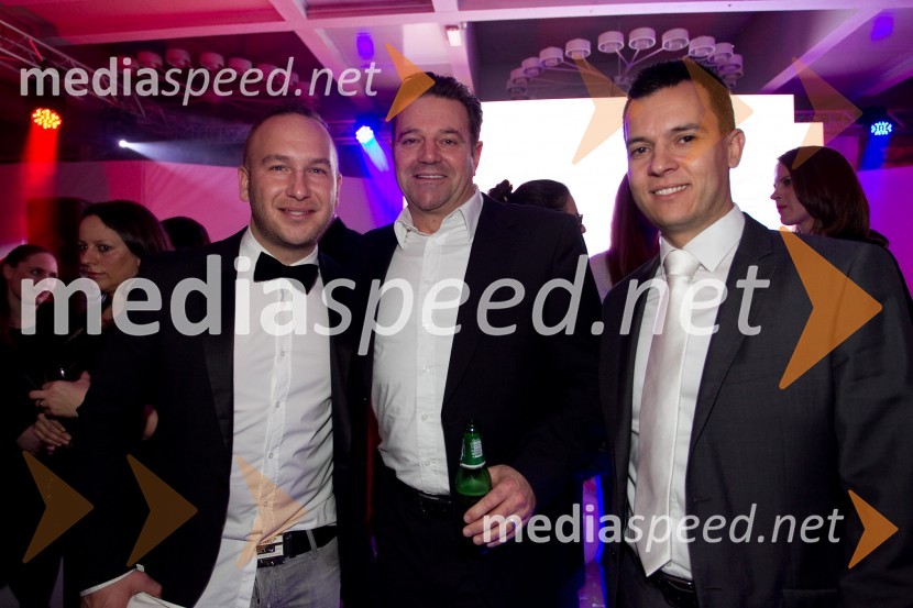 ...; Aleksander Lipovšek, generalni direktor Manner za JV Evropo; Dejan Sejdič, direktor Manner za SlovenijoVIP Angelska zabava leta 2013