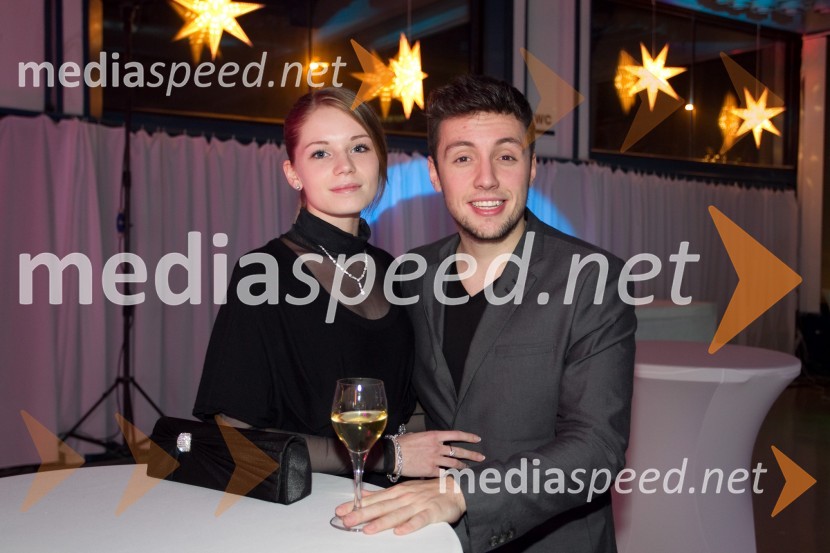 Hana Bervar; Alex Volasko, glasbenikVIP Angelska zabava leta 2013