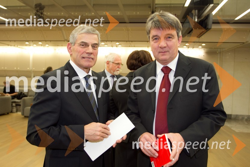 Miroslav Mozetič, predsednik Ustavnega sodišča; Jožef Školč, politikDržavna proslava ob dnevu samostojnosti in enotnosti 2013