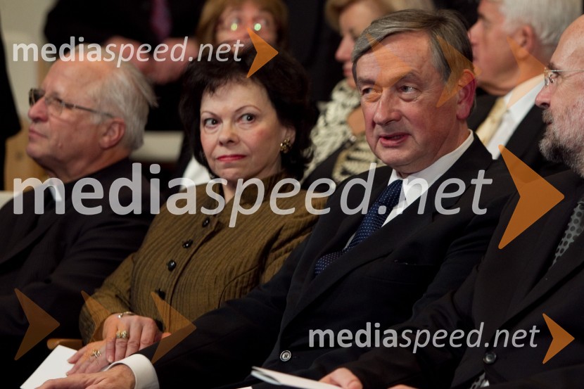 Barbara Miklič Türk; dr. Danilo Türk, nekdanji predsednik Republike SlovenijeDržavna proslava ob dnevu samostojnosti in enotnosti 2013