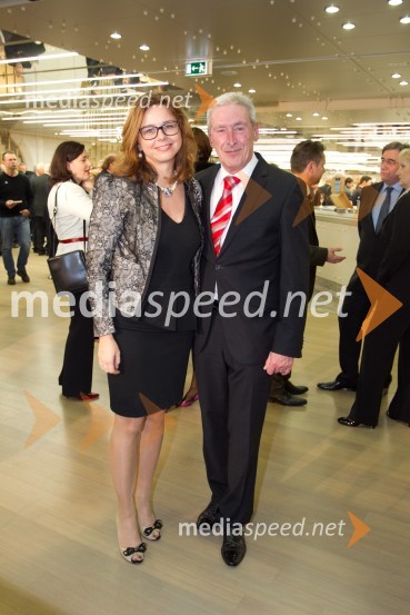 Maša Kociper, poslanka; Aleš Čerin, podžupan Mestne občine LjubljanaDržavna proslava ob dnevu samostojnosti in enotnosti 2013