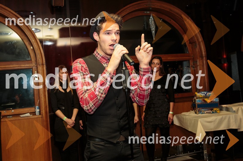 Matjaž Kumelj, mister Universe 2012Mr. Christmas party z Mistrom Slovenije