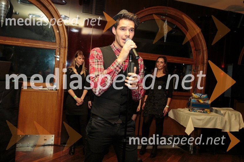 Matjaž Kumelj, mister Universe 2012Mr. Christmas party z Mistrom Slovenije