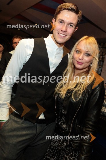 Jure Rugani, Mister Slovenije 2013; Maja PrašnikarMr. Christmas party z Mistrom Slovenije