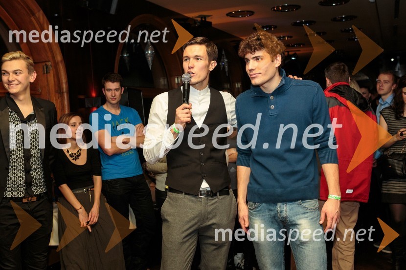 Jure Rugani, Mister Slovenije 2013;&nbsp;Jan KozinaMr. Christmas party z Mistrom Slovenije