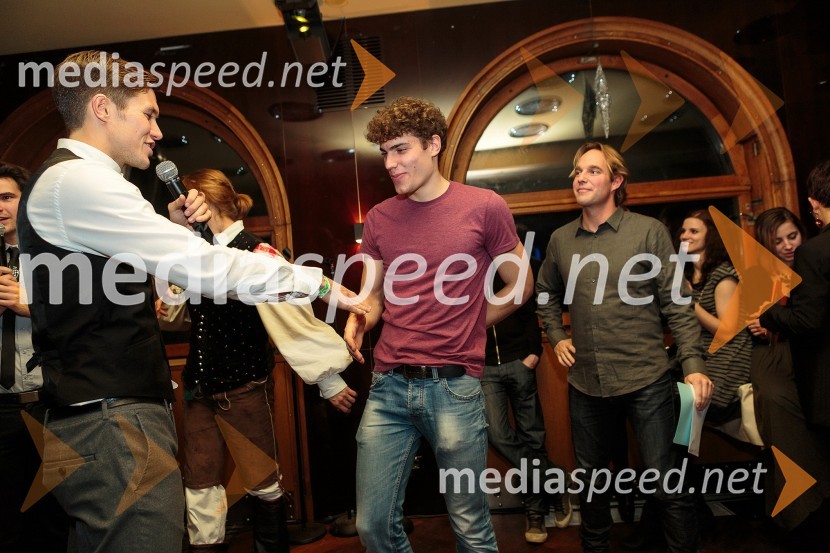 Jure Rugani, Mister Slovenije 2013;&nbsp;Jan Kozina; Iztok Južnič ZontaMr. Christmas party z Mistrom Slovenije