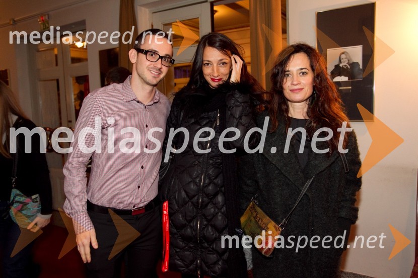 Jernej Pristov, odnosi z javnostmi SNG Drama; Vesna Milek, novinarka; Katja Šulc, pevka90-letnica Štefke Drolc in koncert skupine Čompe