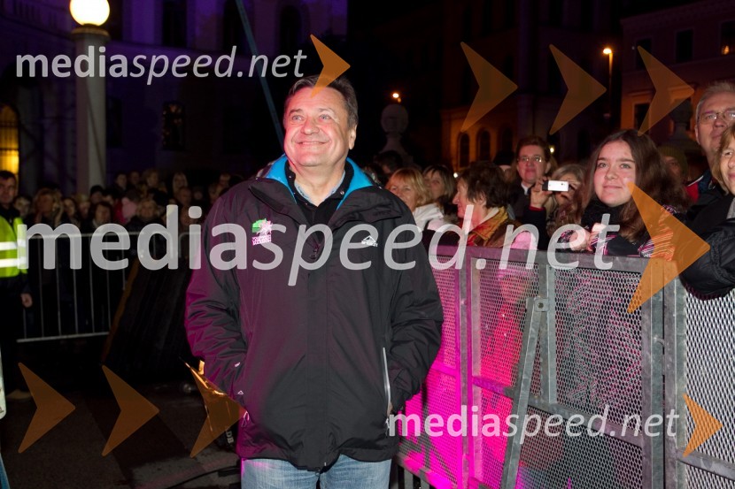 Zoran Jankovič, župan Mestne občine LjubljanaHelena Blagne in Jan Plestenjak, koncert