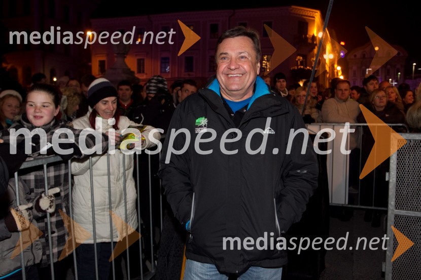 Zoran Jankovič, župan Mestne občine LjublanaModrijani in Rok'n'band, koncert