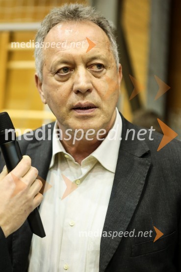 Zmago Sagadin, trener ekipe Nebojše JoksimovičaAll Stars v košarki